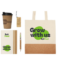 Welcome pack Hello eco, натуральный с логотипом