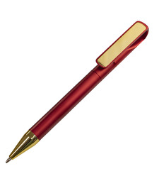 Ручка шариковая GLOSSY GOLD с логотипом
