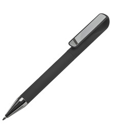 Ручка шариковая GLOSSY GUN с покрытием soft touch с логотипом