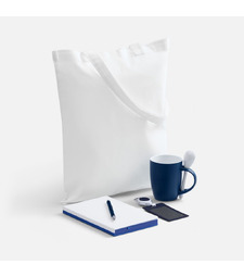Набор Welcome Pack, синий с белым с логотипом