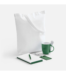 Набор Welcome Pack, зеленый с белым с логотипом
