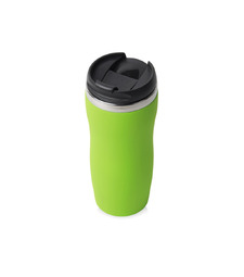 Термокружка Double wall mug C1, soft touch, 350 мл, зеленое яблоко с логотипом