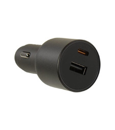 Устройство зарядное автомобильное Xiaomi 67W Car Charger (USB-A + Type-C) CC07ZM (BHR6814GL) с логотипом