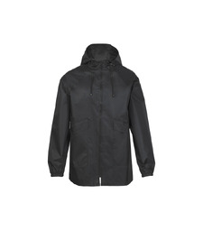 Дождевик Parka унисекс, черный с логотипом