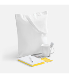 Набор Welcome Pack, желтый с белым с логотипом