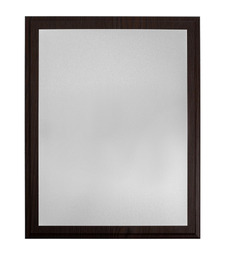 Плакетка Plaque XL, венге с серебристой пластиной с логотипом