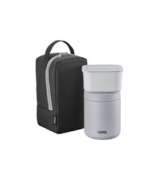 Ланч-набор тм THERMOS JBY-801 BKGY 0,8L с логотипом