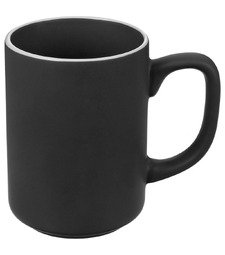 Кружка Mugful, темно-серая (графитовая) с логотипом