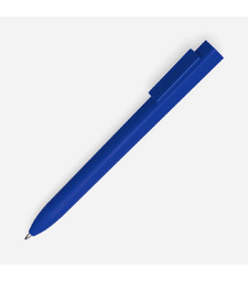 Ручка шариковая Swiper SQ Soft Touch, синяя с логотипом