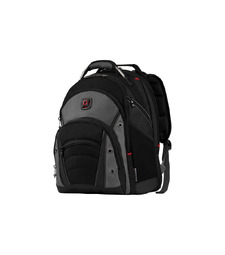 Рюкзак Synergy WENGER 16'', черный/серый, полиэстер/ПВХ, 36 x 26 x 46 см, 26 л с логотипом