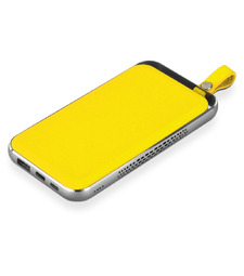 Внешний аккумулятор Rombica NEO Electron Yellow, 10000 мАч, желтый (Р) с логотипом