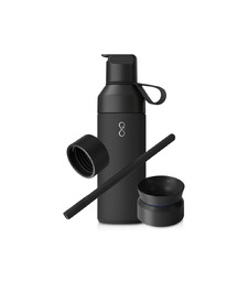 Подарочный набор Ocean Bottle 3-в-1 объемом 500 мл - Obsidian Black с логотипом