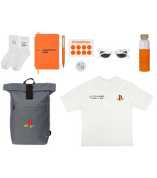 Welcome pack Welcome Aboard!, оранжевый с логотипом