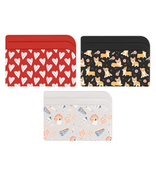 Картхолдер для 3-х карт с возможностью полноцветной  УФ-печати, софт-тач с логотипом