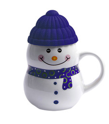 Кружка SNOWMAN с крышкой с логотипом