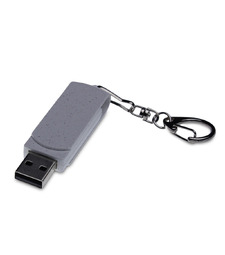 Флешка USB 3.0 Варуна на 32 ГБ, крапчатый белый с логотипом