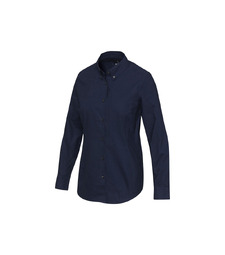 Sphene женская рубашка оксфорд - Navy Blue с логотипом