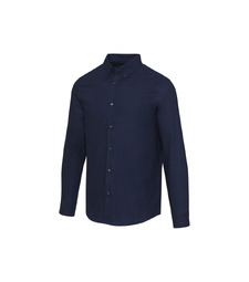 Sphene мужская рубашка оксфорд - Navy Blue с логотипом