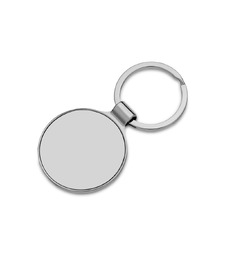 Брелок Light Steel Rnd, серебристый с логотипом
