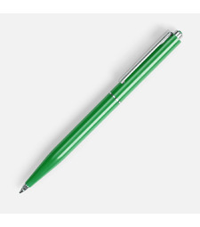 Ручка шариковая Senator Point, ver.2, зеленая с логотипом