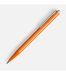 Ручка шариковая Senator Point, ver.2, оранжевая с логотипом