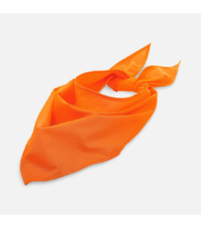 Шейный платок Bandana, оранжевый с логотипом