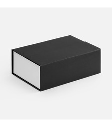 Коробка Bicolor Case, белая с черным с логотипом