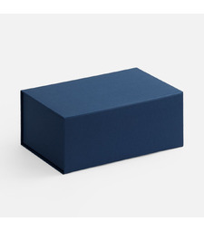 Коробка LumiBox, синяя (noble) с логотипом