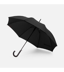 Зонт-трость Rainolla, черный с логотипом