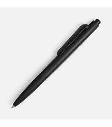 Ручка шариковая Prodir DS11 PMP, черная с логотипом