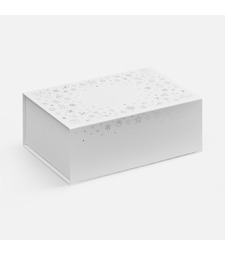 Коробка Snowlace, белая с логотипом