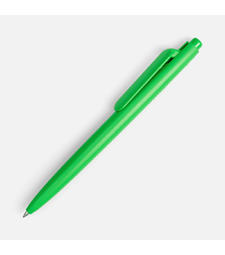 Ручка шариковая Prodir DS11 PMP, зеленая с логотипом