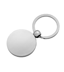 Брелок Rotating Steel Rnd, серебристый с логотипом