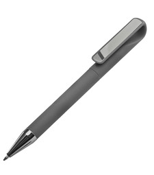 Ручка шариковая GLOSSY GUN с покрытием soft touch с логотипом