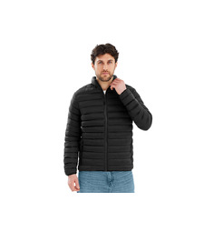Стеганая куртка Uniqloud, черный с логотипом