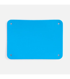 Лейбл Eta Soft Touch, XL, голубой с логотипом