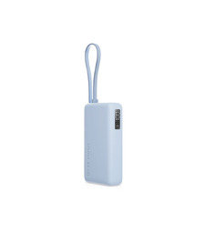 Внешний аккумулятор со встроенным кабелем Xiaomi 67W Power Bank 10000 (Integrated Cable) Ice Blue с логотипом