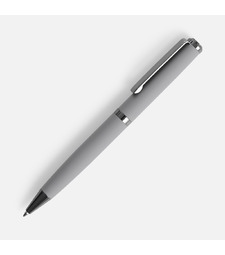 Ручка шариковая Inkish Gunmetal в футляре, серая с логотипом