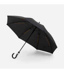 Зонт-трость Rainzee, ver.2, черный с логотипом