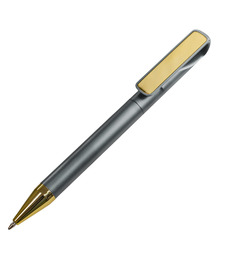 Ручка шариковая GLOSSY GOLD с логотипом