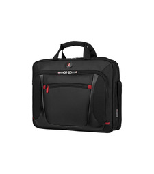 Портфель для ноутбука 15'' WENGER Sensor, черный, полиэстер/ПВХ, 40 x 15 x 33 см, 9 л с логотипом