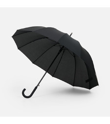 Зонт-трость Sombrella, черный с логотипом