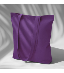 Сумка из плотного хлопка Carryme 220, фиолетовый с логотипом