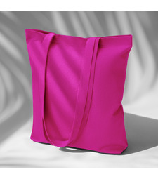 Сумка из плотного хлопка Carryme 220, фуксия 233C NEW с логотипом