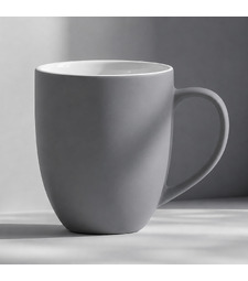 Кружка с покрытием soft-touch Tulip Gum, средне-серый NEW Cool gray 7C с логотипом