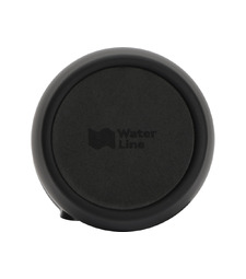 Вакуумная термокружка с кнопкой Streamline, Waterline, soft-touch, тубус, черный с логотипом