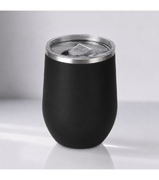 Термокружка Vacuum mug C1, soft touch, 370мл, черный с логотипом