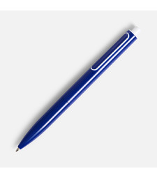 Ручка шариковая Outliner, синяя с белым с логотипом