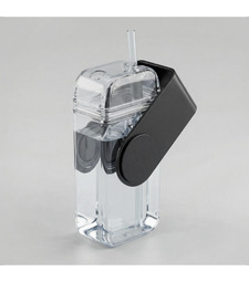Бутылка для воды JUICY DRINK BOX, черный с логотипом
