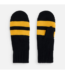 Варежки Winwear, черные с логотипом